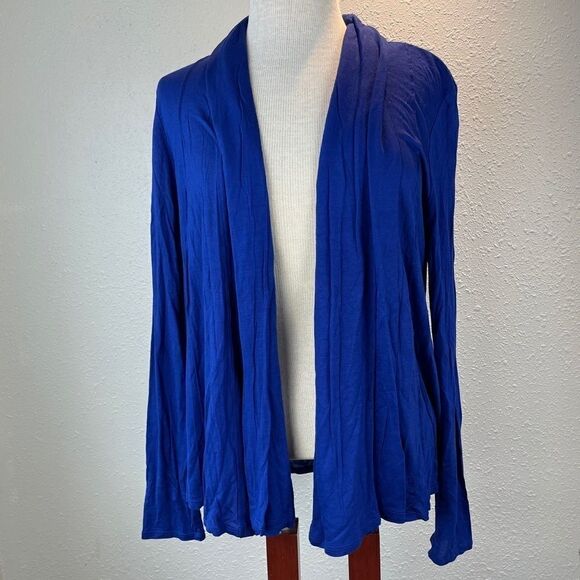 NWT Ellen Tracy Blue Blouse Top Size M - Picture 1 of 8